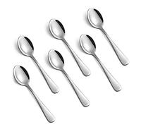 Doumneou 6 pezzi di cucchiaini da espresso, 11,9 cm, in acciaio , mini cucchiaini da caffè e dessert