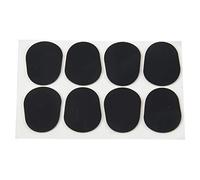 Doumneou 8 cuscinetti per bocchino per sassofono tenore, 0,8 mm, colore: nero
