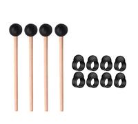 Doumneou 8Pcs Acciaio Lingua Dito Finger Maniche Handpan con 4 Pezzi Etereo Batteria Batteria Kit Strumento A Percussione