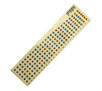 Doumneou Adesivo per il Fretboard della chitarra adesivo per il tasto per la pratica dei principianti, adatto per chitarra elettrica a 6 corde e chitarra acustica. (Chitarra multicolore)