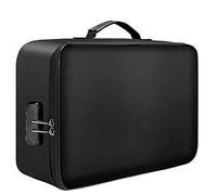 Doumneou Borsa di Blocco di Archiviazione di Documenti Ignifugo, Portafoglio di Trasporto, Archiviazione di Documenti Portatile Multistrato, Adatto Per Documenti Importanti