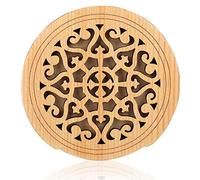 Doumneou Chitarra in Legno Buco del Suono Foro Coperchio di Retrozione Tampone Legno di Abete per Chitarre Folk Acustiche EQ, Stile 1