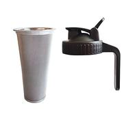 Doumneou Filtro per infusione fredda, filtro per caffè , coperchio per colino da caffè, per barattoli da 86 mm, 2