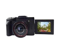 Doumneou Mini videocamera digitale Mirroless con schermo HD da 16 MP, zoom 16x, 1080p, con microfono integrato