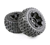 Doumneou PNEUMATICI E RUOTA SET PER 1/5 KM BAJA 5B Rc Ricambi Auto Posteriore 170X80