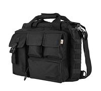Doumneou Pro-Multifunzione Militare Tattico Esterna Nylon Borsa a Tracolla Borsa Messenger Borsa a Mano Porta Documenti Abbastanza Per 14" Laptop / / / Nero, Nero