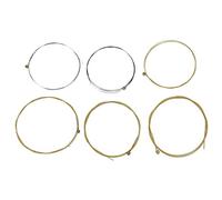 Doumneou Set di 6 corde metalliche per chitarra acustica, 1 , 1 m
