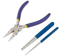 Doumneou Strumenti di avvolgimento con mandrino di avvolgimento e pinza per anelli 6 in 1 per avvolgimento e anello di salto
