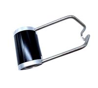 Doumneou Supporto per luce anteriore per bicicletta pieghevole (nero )