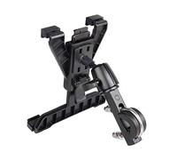 Doumneou Supporto regolabile per tablet da 7-10 pollici per bicicletta Supporto per microfono per musica Supporto per bici per PC Tablet per PC