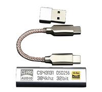 Doumneou Tipo C a 3.5 MM DSD256 per Adattatore Amplificatore DAC Portatile USB Logica HiFi per iOS Win10 PC