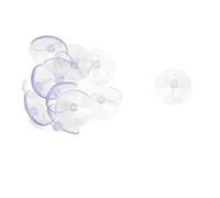 Doumneou Ventosa in plastica PVC 40 mm 12 pezzi blu trasparente