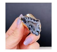 DOUPE Anello Spirit Stone Agata Naturale Pietra Originale Aperto Creativo per Il Relax e Lo Stress (Color : No.3)