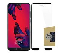 doupi 2X FullCover Pellicola Vetro Temperato per Huawei P20 PRO, (2-Pack) Premium 9H HD Protettiva Protezione dello Schermo Tempered Glass, Nero