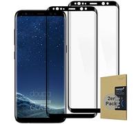 doupi 2X FullCover Pellicola Vetro Temperato per Samsung Galaxy S8, (2-Pack) Premium 9H HD Protettiva Protezione dello Schermo Tempered Glass, Nero