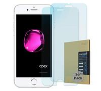 doupi 2X Pellicola Vetro Temperato per iPhone 8 Plus / 7 Plus (5,5 Pollici), (2-Pack) Premium 9H HD Protettiva Protezione dello Schermo Tempered Glass