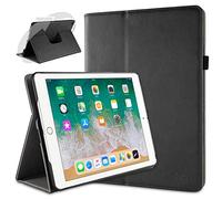 doupi Deluxe Custodia per iPad 2017/2018, 360 Gradi Rotable Protezione con Smart Funzione Sleep/Wake Up Etui Stare in Piedi Protettiva, Nero