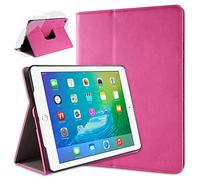 doupi Deluxe Custodia per iPad Air 2, 360 Gradi Rotable Protezione con Smart Funzione Sleep/Wake Up Etui Stare in Piedi Protettiva, Pink