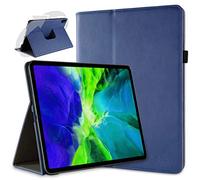 doupi Deluxe Custodia per iPad PRO 11 Pollici (2. Generazione) 2020, 360 Gradi Rotable Protezione con Smart Funzione Sleep/Wake Up Etui Stare in Piedi Protettiva, Blu