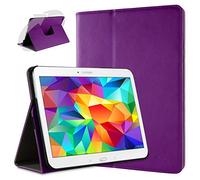 doupi Deluxe Custodia per Samsung Galaxy Tab A (9,7 Pollici), 360 Gradi Rotable Protezione con Smart Funzione Sleep/Wake Up Etui Stare in Piedi Protettiva, Purple