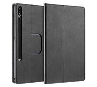 doupi Deluxe Custodia per Samsung Tab S7 (11 Pollici), Protezione con Smart Funzione Sleep/Wake Up Etui Stare in Piedi Protettiva, Nero