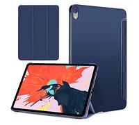 doupi Deluxe FlipCase per iPad PRO 11 Pollici (2018), Protezione Custodia con Smart Sleep/Wake Up Funzione Book Style Etui Stare in Piedi Protettiva, Blu Scuro