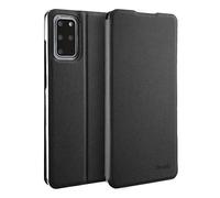 doupi Deluxe FlipCase per Samsung Galaxy S20+ (S20 Plus), Protezione Custodia Ultra Slim Magnete Flip Cover Protettiva Book Style Etui Stare in Piedi, Nero