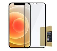 doupi FullCover Pellicola Protettiva per iPhone 12 / iPhone 12 PRO (6,1 Pollici), Premium 9H HD Protettiva Protezione dello Schermo Tempered Glass, Nero
