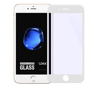 doupi FullCover Pellicola Protettiva per iPhone 7 Plus (5,5 Pollici), Premium 9H HD Protettiva Protezione dello Schermo Tempered Glass, Bianco