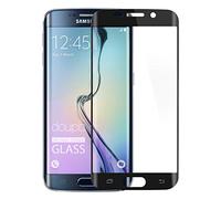 doupi FullCover Pellicola Protettiva per Samsung Galaxy S6 Edge, Premium 9H HD Protettiva Protezione dello Schermo Tempered Glass, Nero