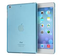 doupi UltraSlim Custodia per iPad Mini 1/2 / 3, Satinato fine Piuma Facile Mat Semi Trasparente Cover, Blue