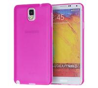 doupi UltraSlim Custodia per Samsung Galaxy Note 3, Satinato fine Piuma Facile Mat Semi Trasparente Cover, Pink