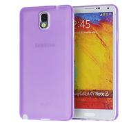 doupi UltraSlim Custodia per Samsung Galaxy Note 3, Satinato fine Piuma Facile Mat Semi Trasparente Cover, Purple