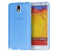 doupi UltraSlim Custodia per Samsung Galaxy Note 3, Satinato fine Piuma Facile Mat Semi Trasparente Cover, Blue