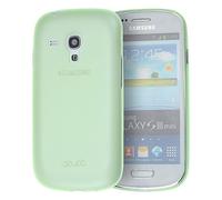 doupi UltraSlim Custodia per Samsung Galaxy S3 Mini, Satinato fine Piuma Facile Mat Semi Trasparente Cover, Verde