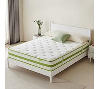 Dourxi Materasso Twin XL da 25,4 cm, materasso ibrido con molle interne insacchettate e memory foam, isolamento del movimento/riduzione della pressione, letto matrimoniale XL in una scatola
