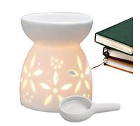 Dous Bruciatore a NAFTA - Bruciatore a NAFTA Cavo in Ceramica per Olio profumato | Lampada per aromaterapia in Ceramica per Soggiorno Balcone Patio Portico Giardino