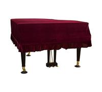 Douup Cover A Coda di Pianoforte, Classico Universal Grand Piano Cover Decorative Piano Cover Piano Piano Piano Piano Cover Triangolo Decorato Copertura Protettiva Lavabile