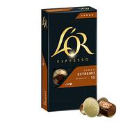 Douwe Egberts L´OR Espresso Lungo Estremo, Capsule di Caffè, Compatibili Nespresso, Caffè Tostato Macinato, 10 Capsule