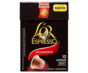 Douwe Egberts L´OR Espresso Splendente, 10 Capsule Nespresso Compatibili