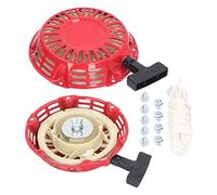 DouWen MO Avviamento a Strappo per Tosaerba da 2 Pezzi, avviamento a Strappo di Ricambio Professionale per Motore GX120 GX160 GX200, Struttura in Ferro Resistente e ABS con Corda in Nylon,