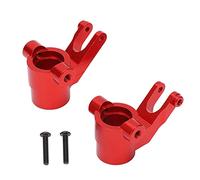 DouWen MO Coppa dello sterzo Anteriore per Auto RC, snodo dello sterzo in Lega di Alluminio per 1/6 Shredder, componente di Upgrade in Metallo Lavorato a CNC con Viti per Il (Rossa)