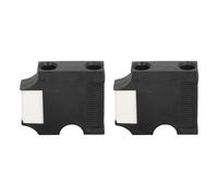 DouWen MO Gancio per Barca Quick Connect, Clip di Regolazione paraurti per Barca, Gancio Marino da 2 Pezzi con Pulsante di Rilascio per parafanghi da 1/4" a 1/2", Clip per tacchette per