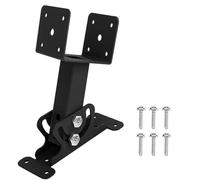 DouWen MO Kit di staffe per Montaggio a soffitto di pergole, Supporto Regolabile in Acciaio al Carbonio per Travi in Legno 4x4 e 4x6, Supporto per pergola da Esterno Verniciato a Polvere con