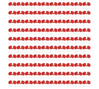 DouWen MO Pollo da 6 cm con Fori, Occhiali antibeccare per polli, Accessorio per Occhiali in plastica per pollame per Galline e Galli, Previene beccare e Riduce Il consumo di mangime