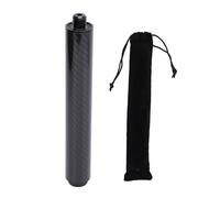 DouWen MO Prolunga per Stecca da Biliardo in Fibra di Carbonio da 8 Pollici, prolunga per Stecca da Biliardo, prolunga per Stecca da Biliardo Professionale con Tappo in Gomma, Tubo in Fibra