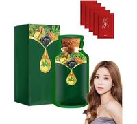 Doux teinture à base de plantes à utilisation rapide, shampooing de couleur de cheveux durable et naturel, extrait de plante pur pour teinture à bulles de couleur de cheveux gris (Caffè)