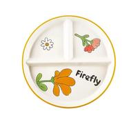 DouYuan Piatti divisi in ceramica, piatti rotondi per controllo delle porzioni da 20,3 cm, per adulti, in porcellana, per dieta, con scomparti, per dessert, insalata, bistecca, sushi, spaghetti