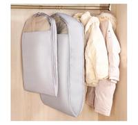 DOUZIO Borse per Abiti con Cerniera a Compressione Automatica, Copriabiti Antipolvere di Lunga Durata, Custodia per Abiti da Armadio di Grande capacità E Risparmio di Spazio per I Piumini(110CM-2PCS)