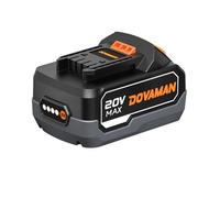 DOVAMAN 20V 4.0Ah Batteria agli ioni di litio, compatibile con avvitatore a percussione a coppia elevata senza fili (solo batteria)